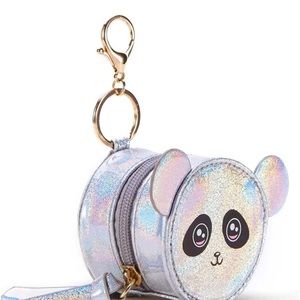 Cute Panda Pacifier Holder Case with Clip